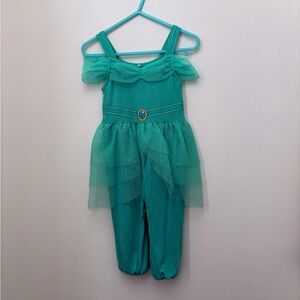 Posh Peanut Bamboo Turquoise Princess Costume w custom knit hair hat included!
